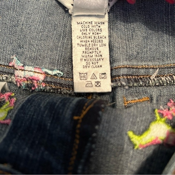 Lily Pulitzer Denim Embroidered Multicolored Horse Skirt - Picture 11 of 11